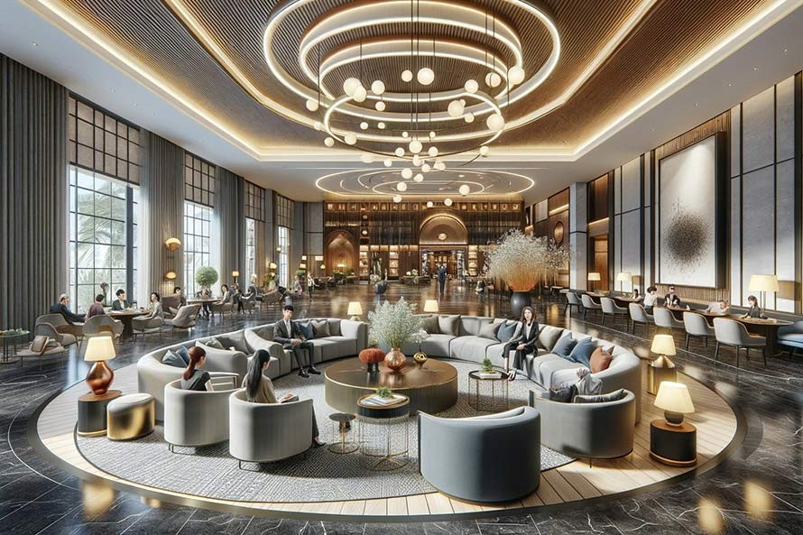 طراحی لابی ساختمان با ۷ ایده جذاب در مجله بلج